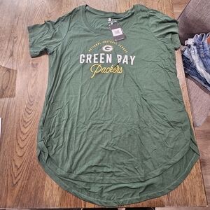 Nike Green Bay Packers Women's Short Sleeve Tee - Green/Gold